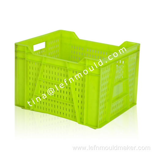 Taizhou plastic agricultural milk fruit crate mould